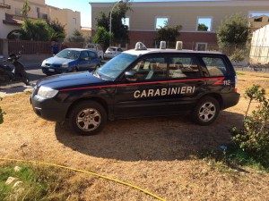 incedio casa pula_carabinieri sul posto