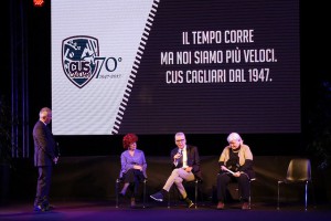 Presidente Pigliaru e ministro Fedeli a Cus Cagliari2