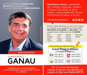 Elezioni politiche 2018_gianfranco ganau Senato