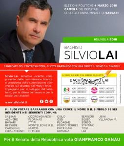 Silvio Lai_elezioni poliitche per la camera 2018