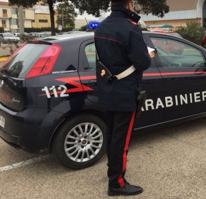 carabinieri e auto compagni acc cagliari
