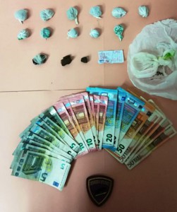 stupefacenti sequestrati a pregiudicato di Sant'Elia