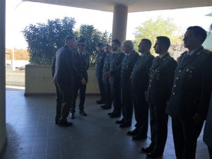 Nuovo questore sassari in visita al comando prov.le di ss della Gdf