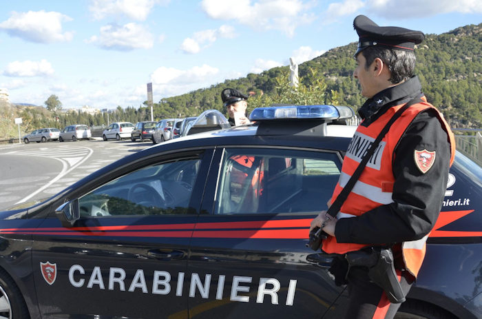carabinieri in servizio del comando prov.le di Nu