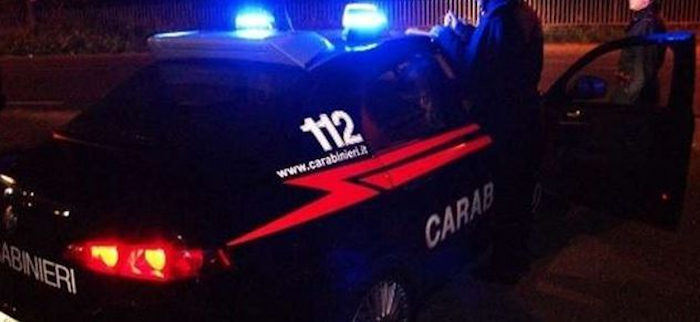 auto carabinieri nel nuorese