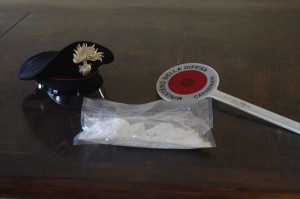 cocaina sequestrata da cc Villacidro a giovane di sardara