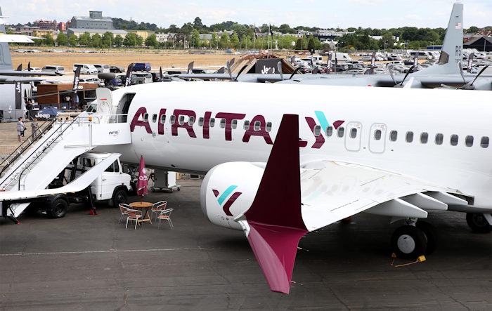 Air Italy B737 MAX Farnborough Airshowg