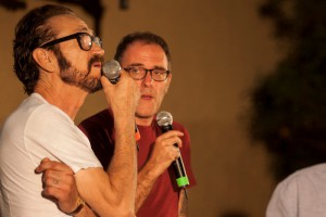 Giallini e Mastandrea La maddalena 24 lug ph Nanni Angeli