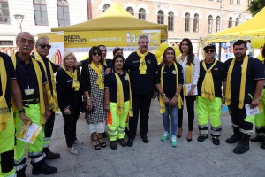 Visita Angelo Borrelli _Cagliari, in piazza Garibaldi per Io non rischio