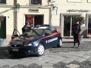 Furto in negozio ss_intervento RM Sassari