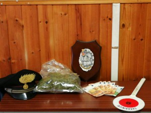 Contrasto allo spaccio di droga da parte dei carabinieri di Sanluri