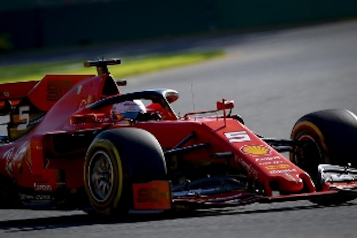La nuova Ferrari al suo primo gp