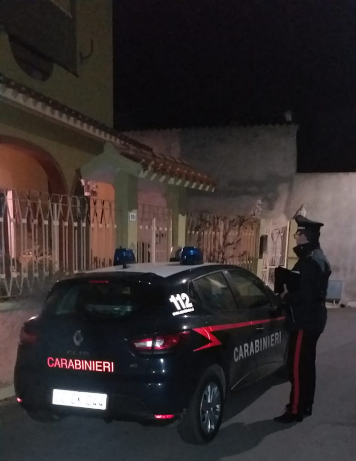 carabinieri stazione villasor su luogo rapina ad anziani