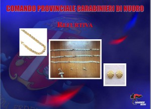 Refurtiva furti nel nuorese