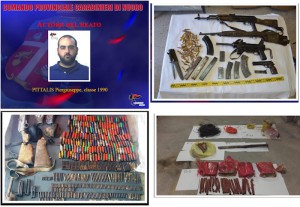 Arresto per armi a orune da parte dei carabinieri di Nuoro