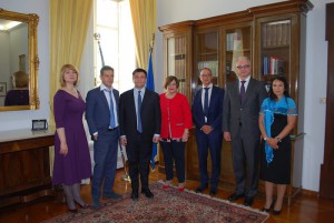 Vice Prefetto Vicario di Cagliari Paola Dessi' riceve ministro esteri Ucraina2