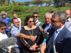 ministro Costa e Paola Deiana