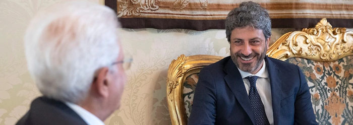 Mattarella con presidente Fico