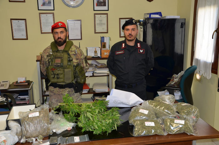 Sequestro droga da cc dolianova