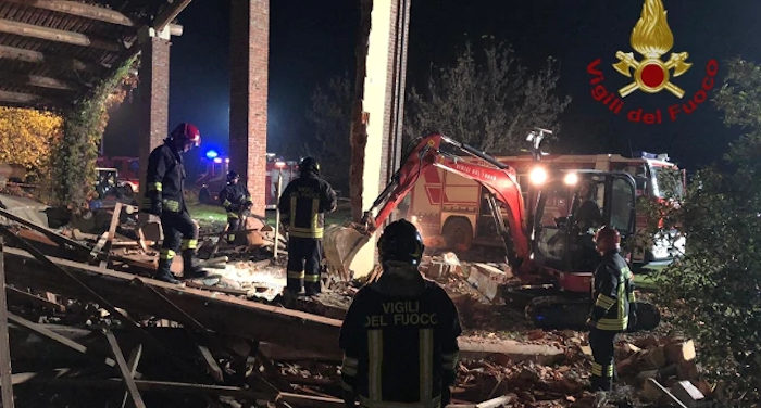 Esplode cascina nella provincia di Alessandria