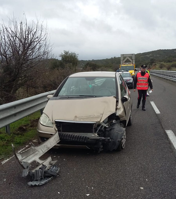 incidente stradale_ferita donna di Gavoi