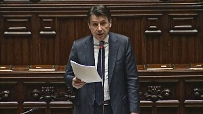 Conte infotiva alla Camera dei Deputati