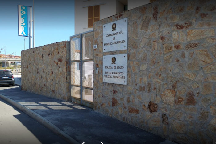 Sede commissariato di Polizia di Olbia