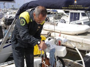 attivita' dei militari dlela guardia di finanza del reparto aeronavale di Cagliari3
