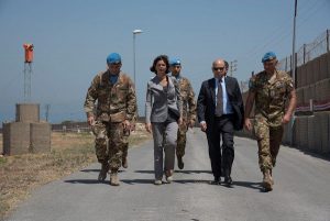 presidente boldrini in visita a contingente italiano in libano