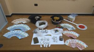 droga ed euro sequestrati da cc ca