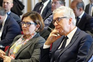 Presidente Francesco Pigliaru e ministro Elisabetta Trenta