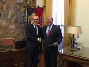 Ambasciatore Egitto ricevuto da Sindaco Cagliari2